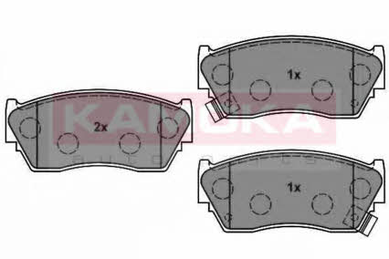 Kamoka JQ1012206 Brake pad set JQ1012206 JQ1012206 Kamoka Brake pad set