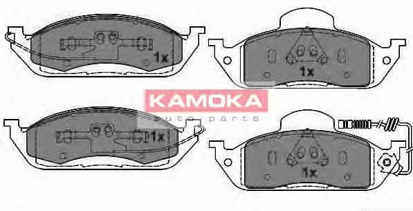 Kamoka JQ1012800 Front disc brake pads, set JQ1012800