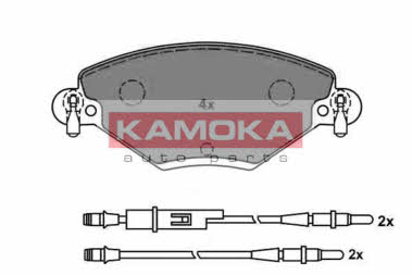 Kamoka JQ1012822 Front disc brake pads, set JQ1012822