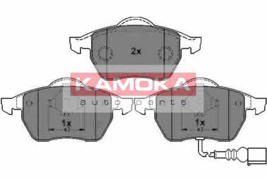 Kamoka JQ1012926 Front disc brake pads, set JQ1012926