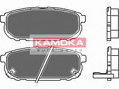 Kamoka JQ1013472 Rear disc brake pads, set JQ1013472