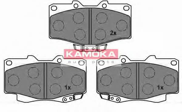 Kamoka JQ1013704 Front disc brake pads, set JQ1013704