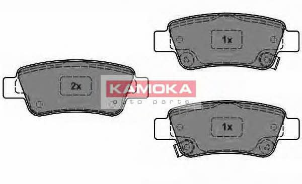Kamoka JQ1013764 Brake Pad Set, disc brake JQ1013764
