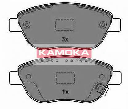 Kamoka JQ1013838 Front disc brake pads, set JQ1013838