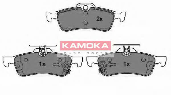 Kamoka JQ1018082 Rear disc brake pads, set JQ1018082
