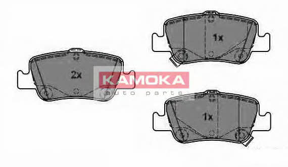 Kamoka JQ1018096 Rear disc brake pads, set JQ1018096