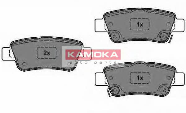 Kamoka JQ1018466 Rear disc brake pads, set JQ1018466