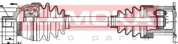 Kamoka VW1138901 Drive shaft VW1138901 VW1138901 Kamoka Drive shaft