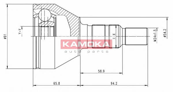 Kamoka 6039 CV joint 6039 6039 Kamoka CV joint