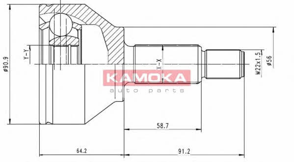 Kamoka 6040 CV joint 6040 6040 Kamoka CV joint