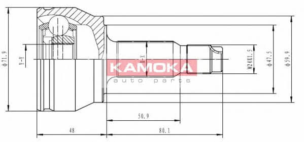 Kamoka 6348 CV joint 6348 6348 Kamoka CV joint