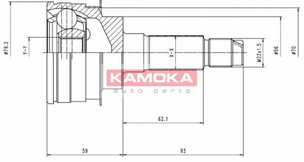 CV joint Kamoka 6478