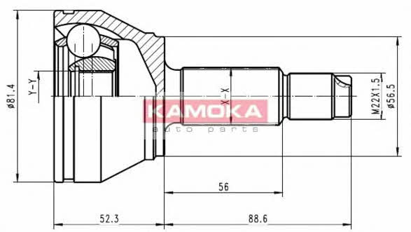 Kamoka 6708 CV joint 6708 6708 Kamoka CV joint
