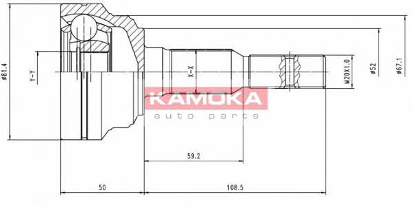 Kamoka 6952 CV joint 6952