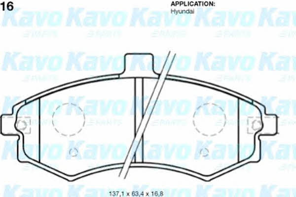 Buy Kavo parts BP-3016 at a low price in United Arab Emirates!