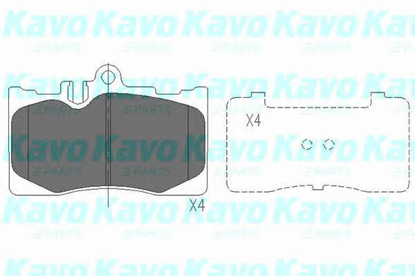 Kavo parts KBP-9071 Front disc brake pads, set KBP9071 KBP9071 Kavo parts Front disc brake pads, set