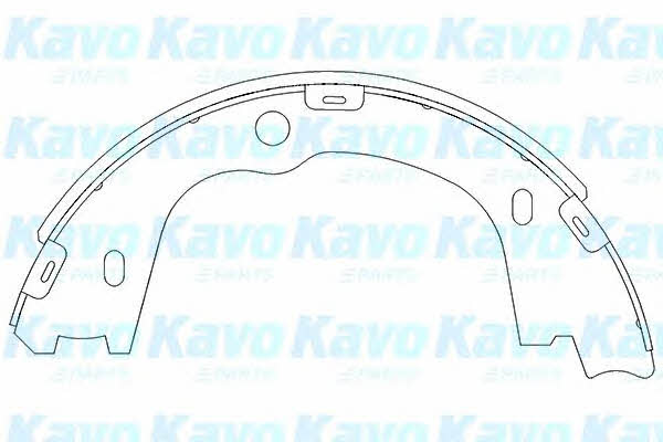 Kavo parts KBS-3406 Brake shoe set KBS3406 KBS3406 Kavo parts Brake shoe set