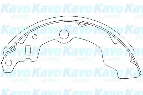 Kavo parts KBS-8401 Brake shoe set KBS8401 KBS8401 Kavo parts Brake shoe set