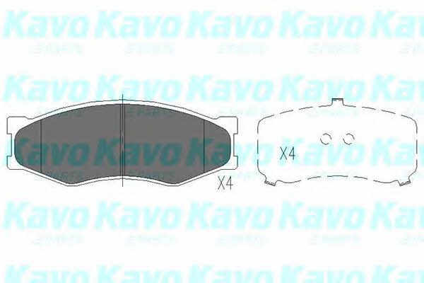 Front disc brake pads, set Kavo parts KBP-6523