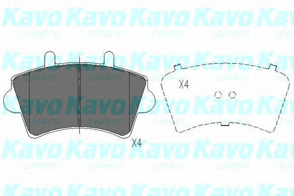 Kavo parts KBP-6563 Front disc brake pads, set KBP6563 KBP6563 Kavo parts Front disc brake pads, set