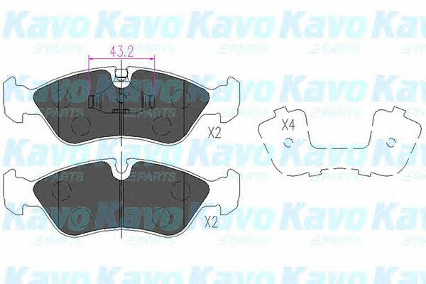 Buy Kavo parts KBP-1004 at a low price in United Arab Emirates!