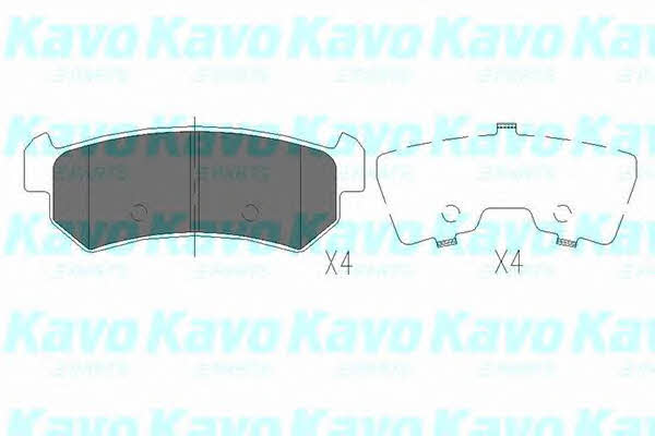 Rear disc brake pads, set Kavo parts KBP-1007