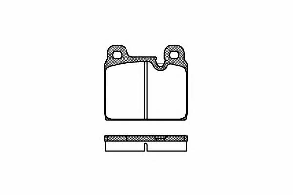 Kawe 0002 30 Brake Pad Set, disc brake 000230