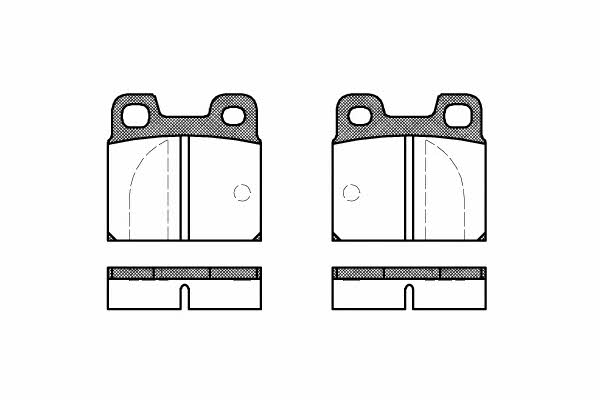 Kawe 0005 00 Brake Pad Set, disc brake 000500