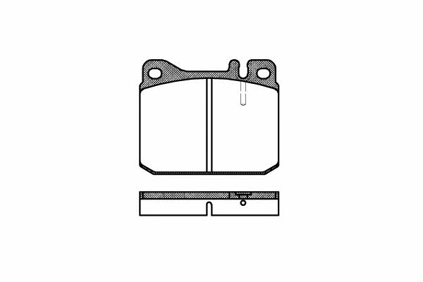 Kawe 0010 20 Brake Pad Set, disc brake 001020