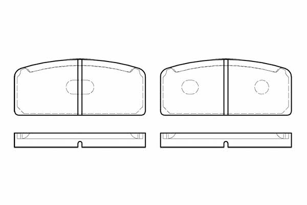 Kawe 0020 10 Brake Pad Set, disc brake 002010