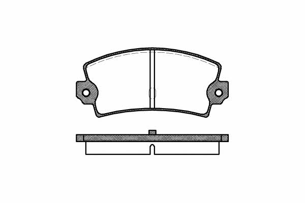 Kawe 0021 40 Brake Pad Set, disc brake 002140