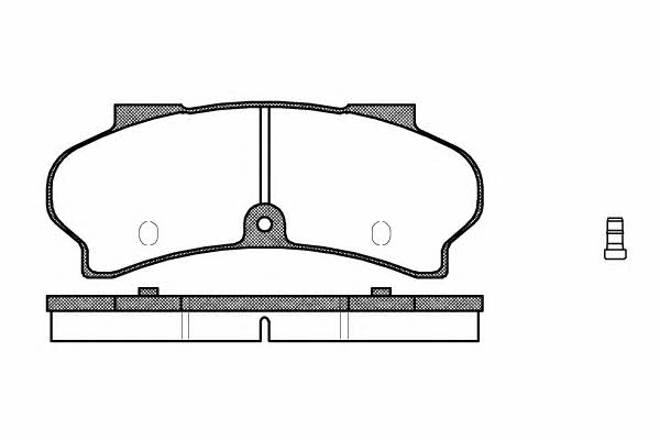 Kawe 0026 02 Brake Pad Set, disc brake 002602