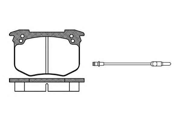 Kawe 0030 02 Brake Pad Set, disc brake 003002