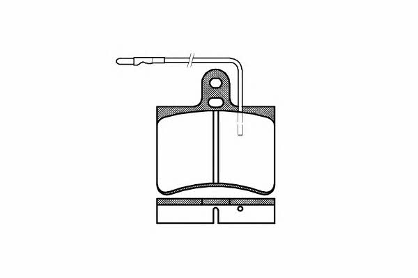 Kawe 0033 14 Brake Pad Set, disc brake 003314