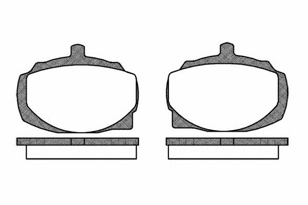 Kawe 0049 10 Brake Pad Set, disc brake 004910