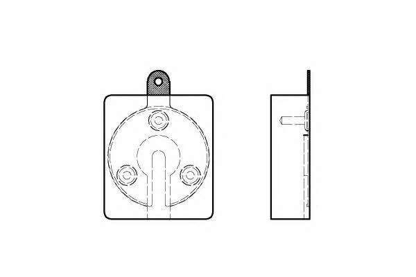 Kawe 0059 00 Brake Pad Set, disc brake 005900