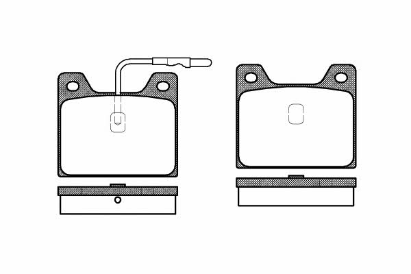 Kawe 0068 12 Brake Pad Set, disc brake 006812