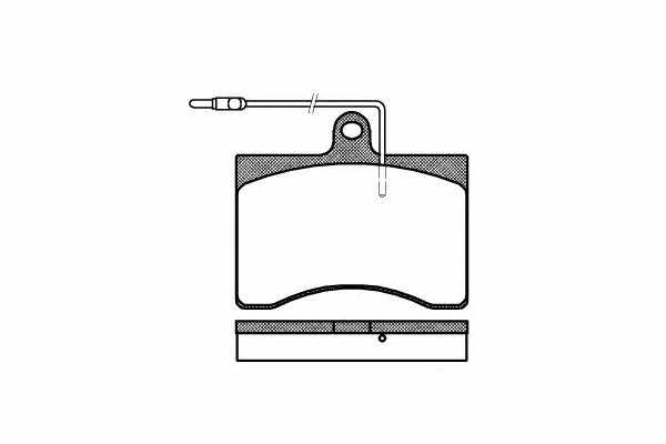 Kawe 0090 04 Brake Pad Set, disc brake 009004