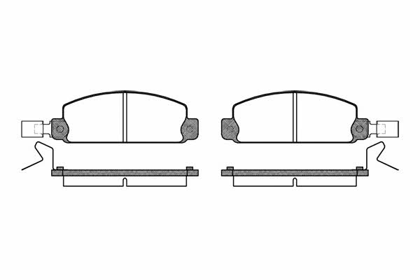 Kawe 0097 24 Brake Pad Set, disc brake 009724