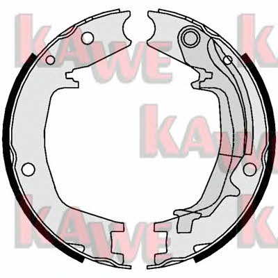 Kawe 01062 Parking brake shoes 01062