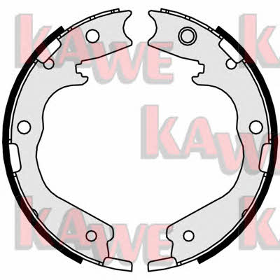 Kawe 01078 Parking brake shoes 01078