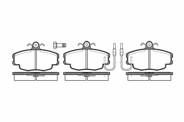 Kawe 0141 02 Brake Pad Set, disc brake 014102