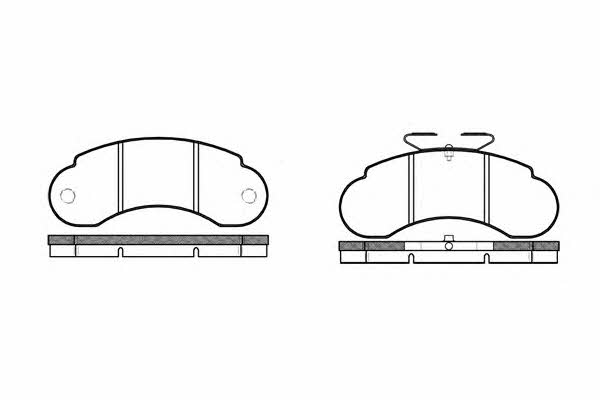 Kawe 0142 10 Brake Pad Set, disc brake 014210