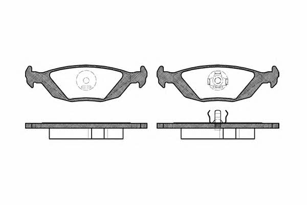 Kawe 0155 20 Brake Pad Set, disc brake 015520