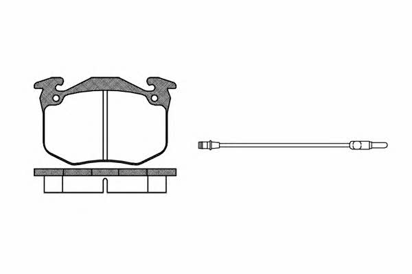 Kawe 0163 02 Brake Pad Set, disc brake 016302