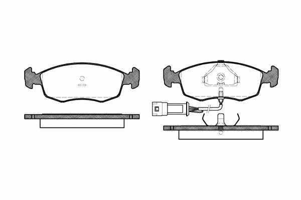 Kawe 0172 02 Brake Pad Set, disc brake 017202