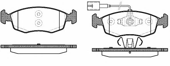 Kawe 0172 52 Brake Pad Set, disc brake 017252