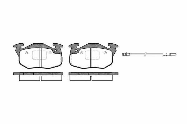 Kawe 0192 96 Brake Pad Set, disc brake 019296