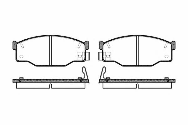 Kawe 0195 14 Brake Pad Set, disc brake 019514