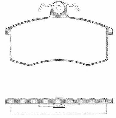 Kawe 0221 10 Brake Pad Set, disc brake 022110